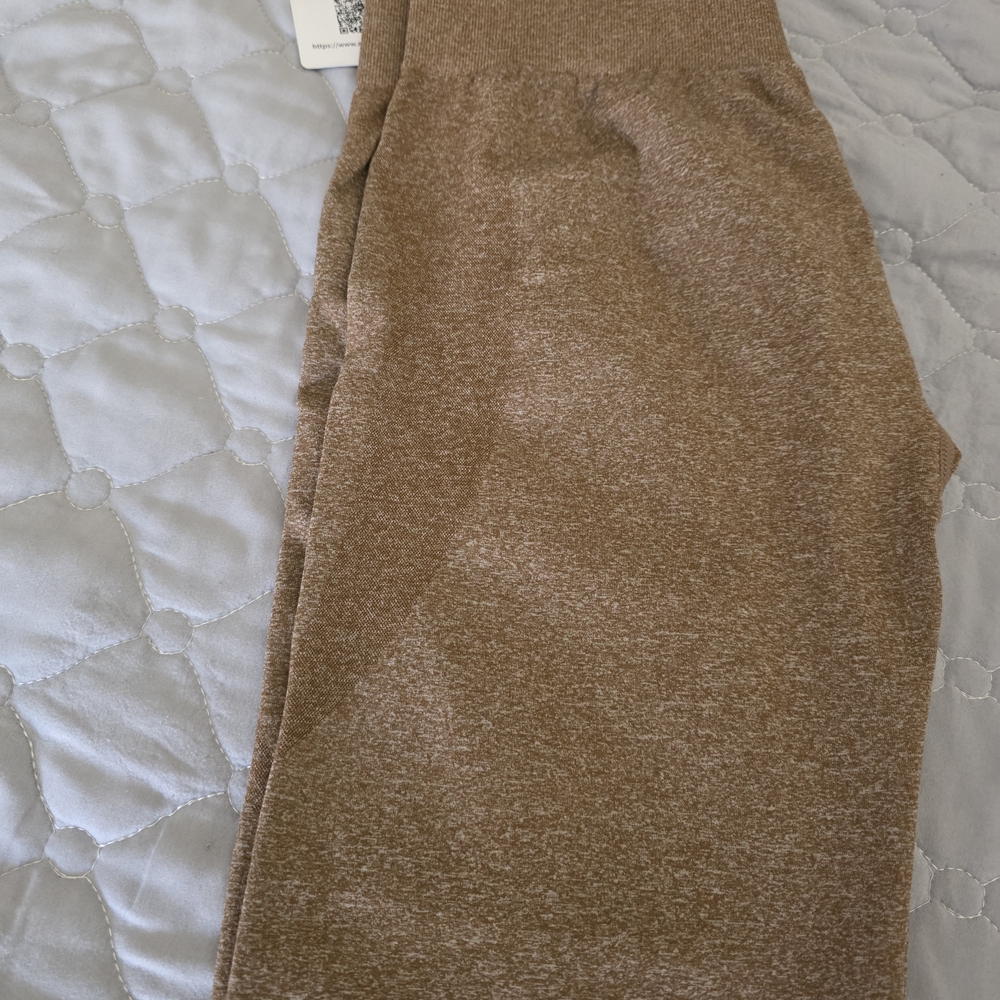 Yinoga Brown High-Waist Leggings - Picture 3 of 4